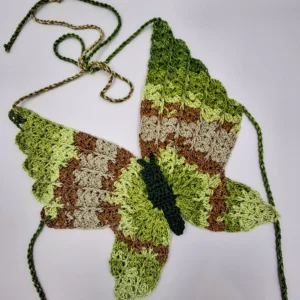 Butterfly Knitted Top Green