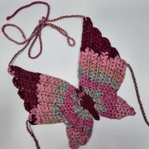 Butterfly Knitted Top Pink