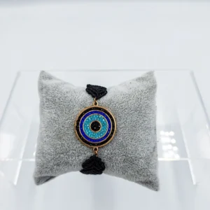 Macrame Bracelet Eye Black