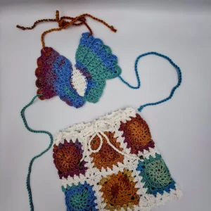 Kids Knitted Set Blue