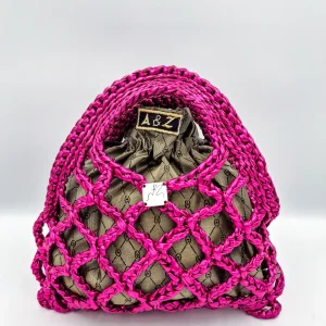 Knitted Net-Bag Pink