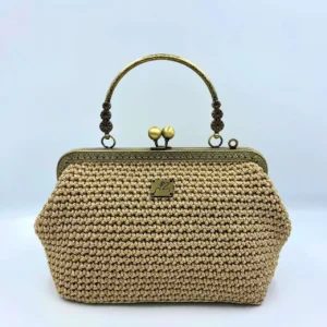 Frame Handbag XL Dark Beige