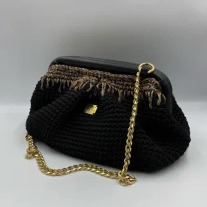 Clutch Mid-Size Multi Black