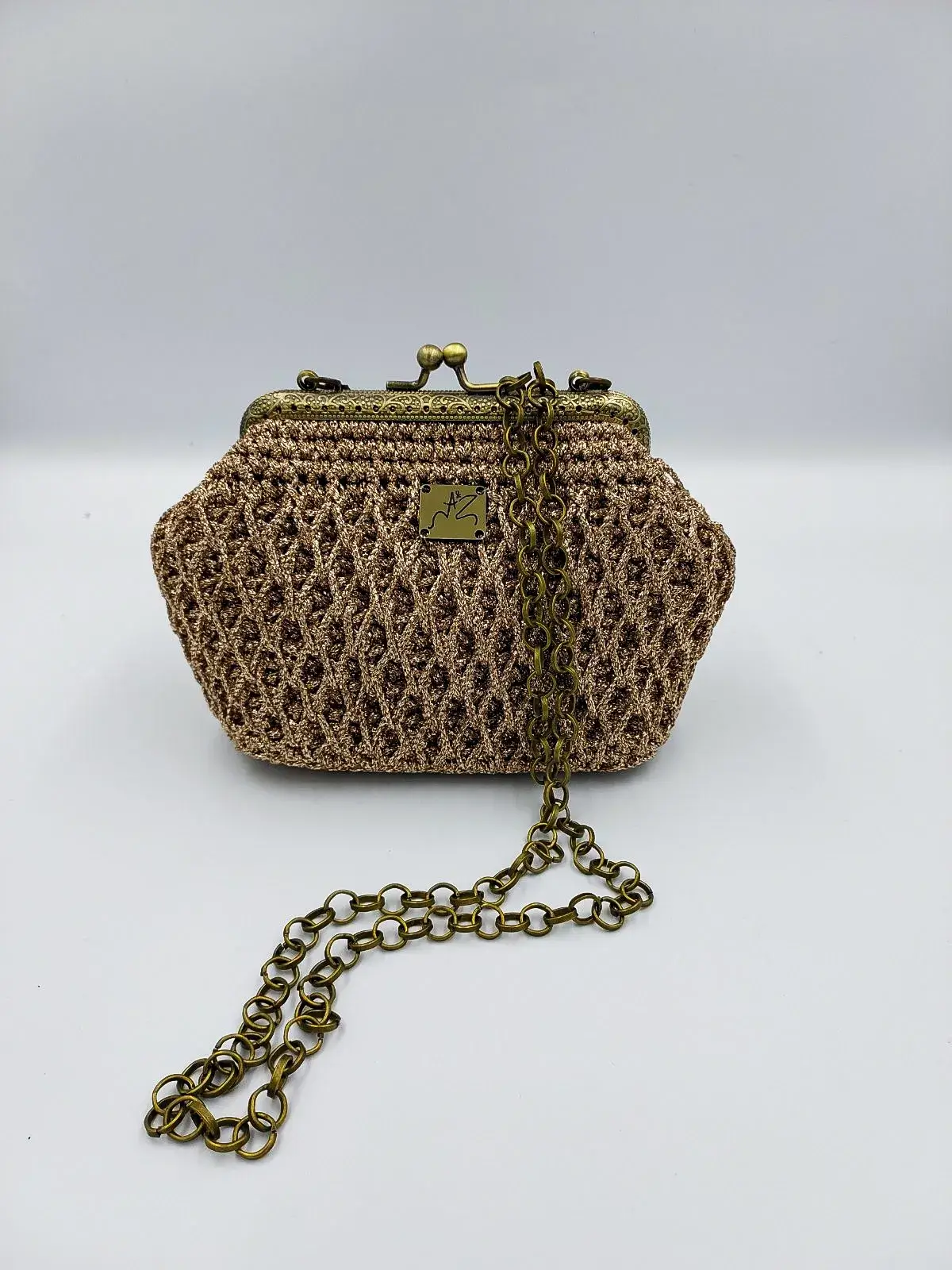 Frame Handbag Mid-Size Bronze