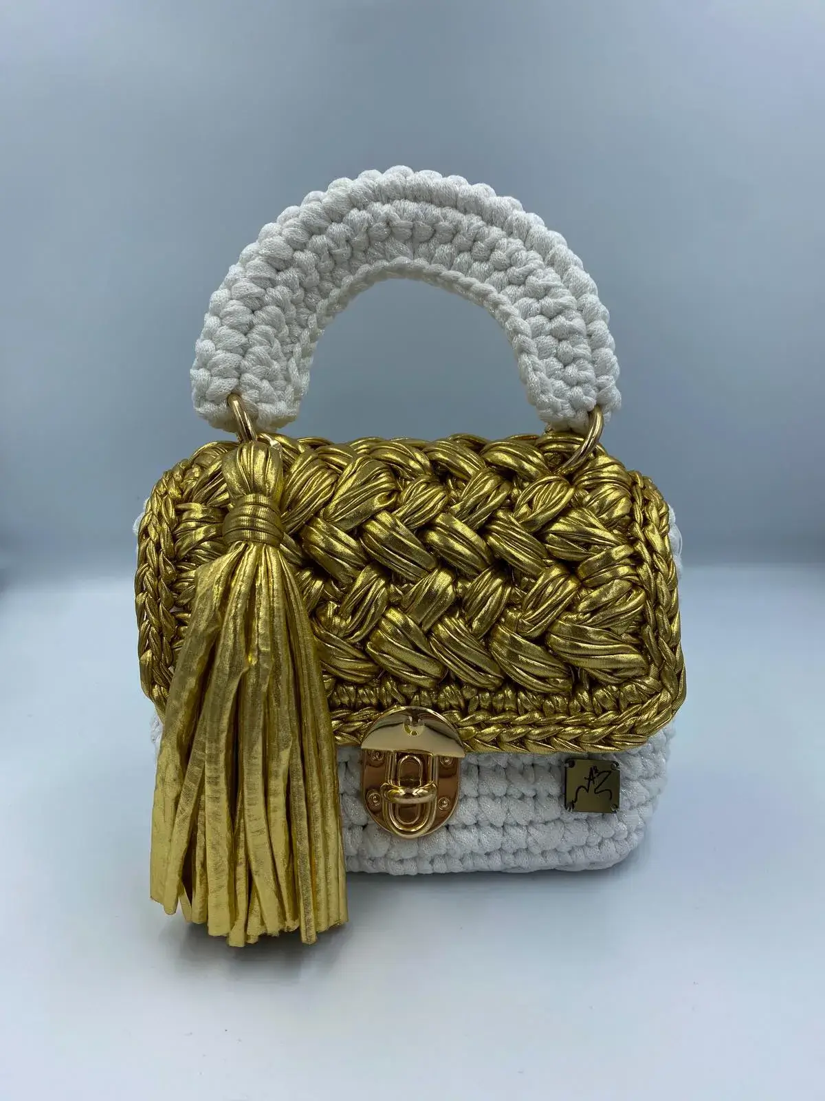 Metal Handbag Gold