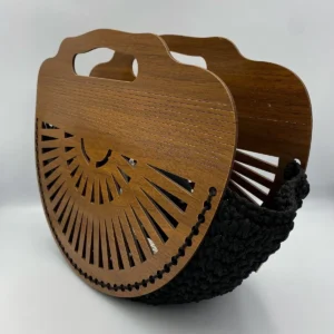 Wooden bag Black